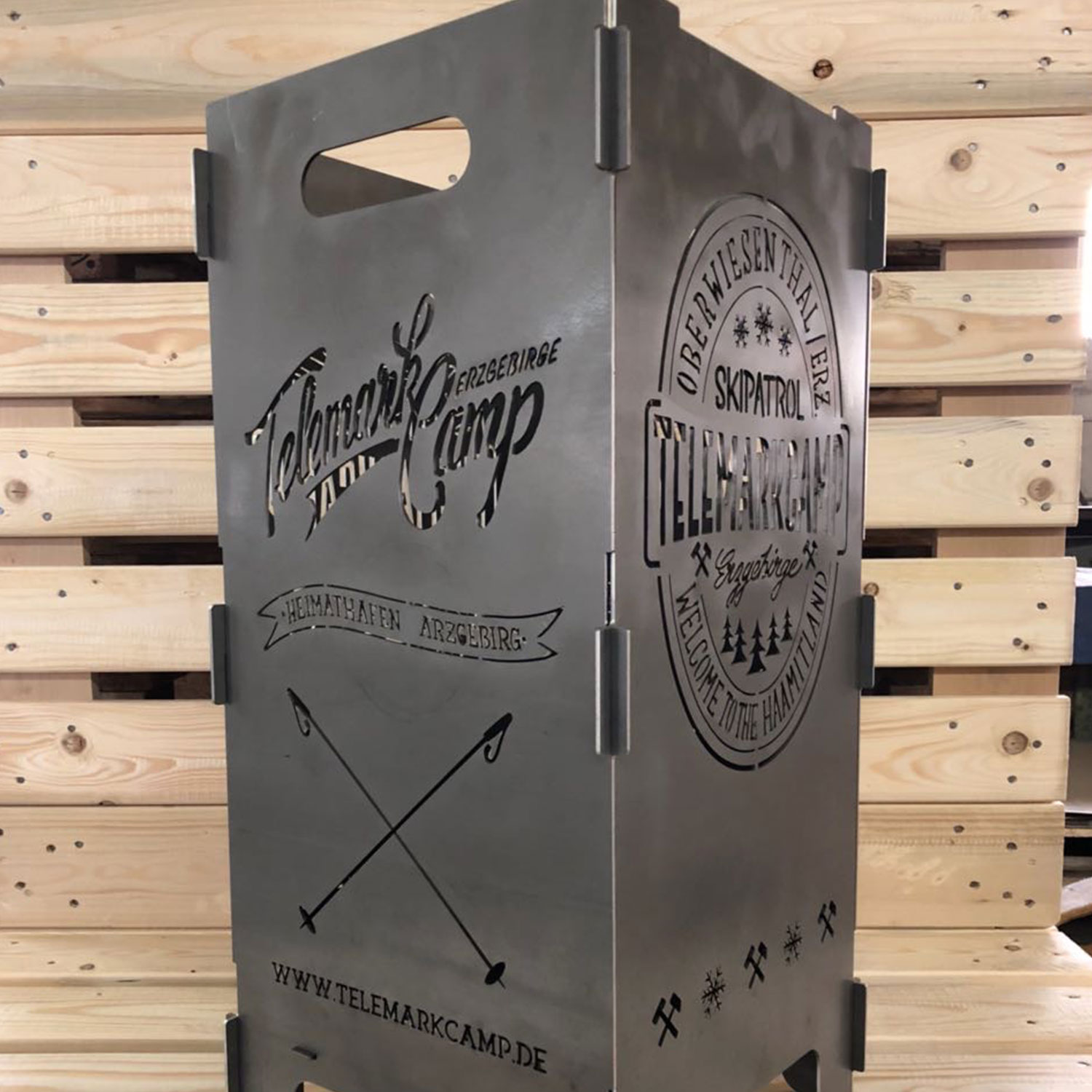 Feuerkorb mit Ihrem Logo