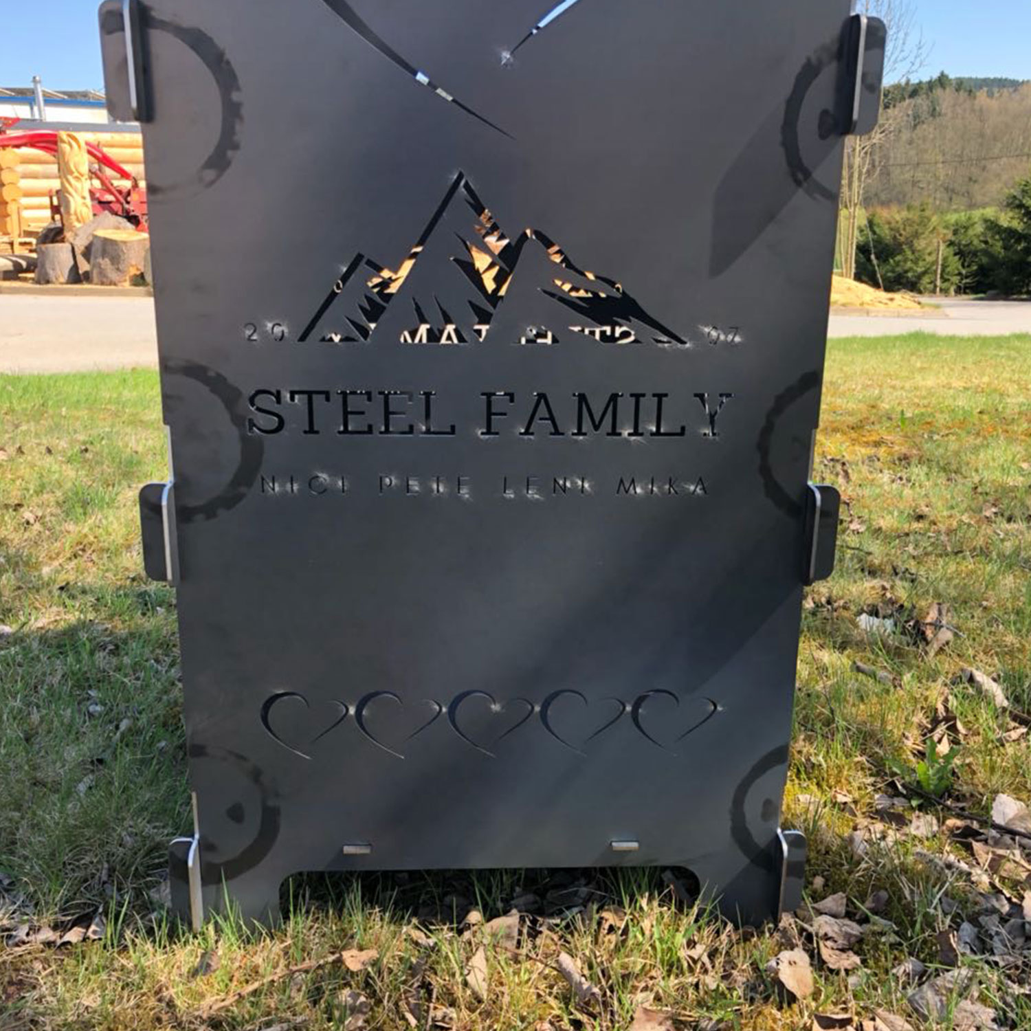 Feuerkorb mit Ihrem Logo