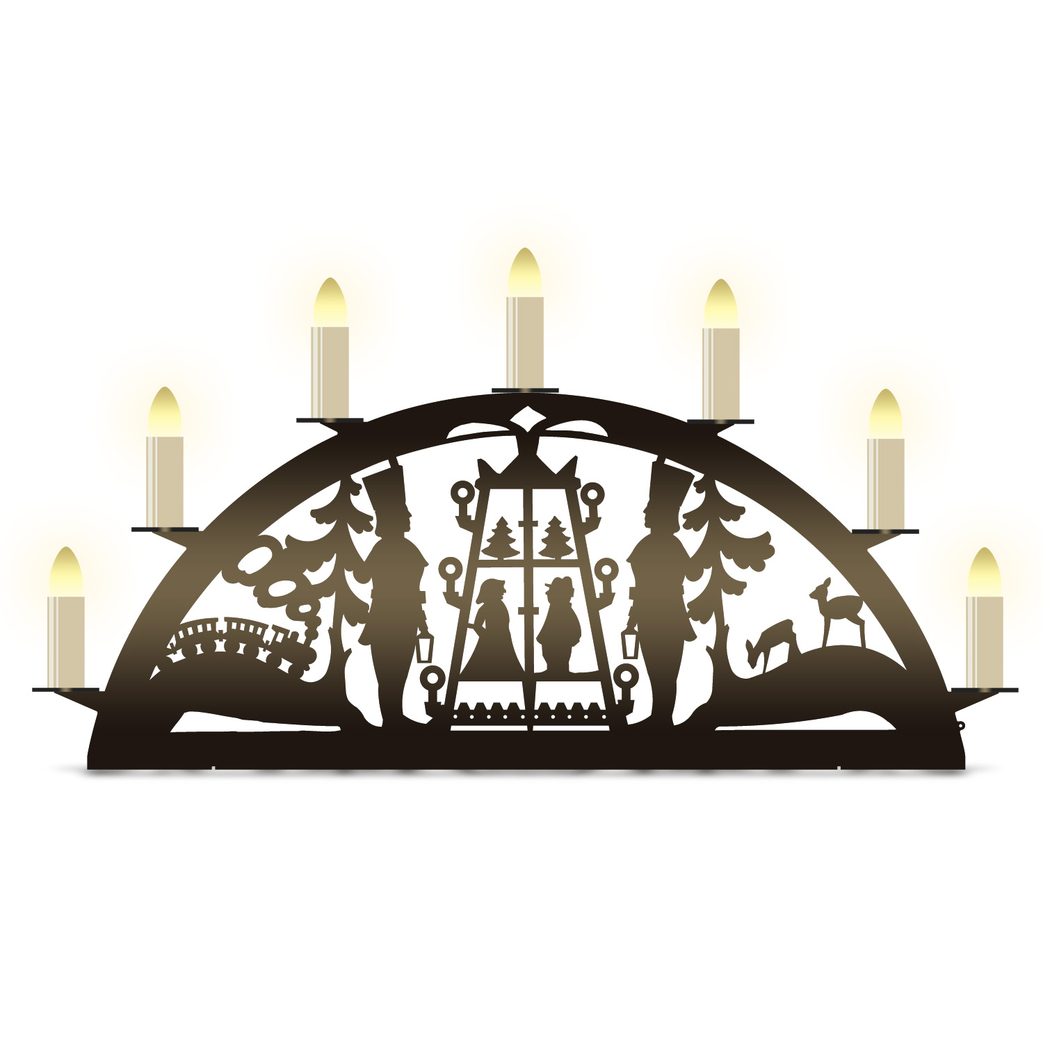 Schwibbogen "Pyramide"